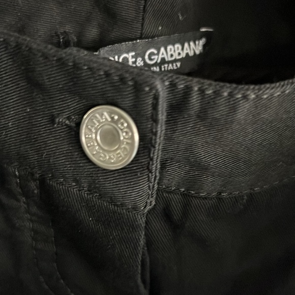 Dolce & Gabbana, size 42 (US 6), Black Pants - Picture 7 of 11